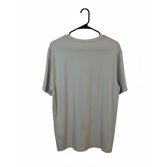 Perry Ellis Mens XL Beige Short Sleeve T‑Shirt Rayon Blend - Picture 4 of 4